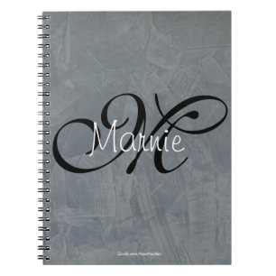 Carnet Finition fausse ardoise toscane Monogram