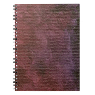 Carnet Finition fausse violet brossé