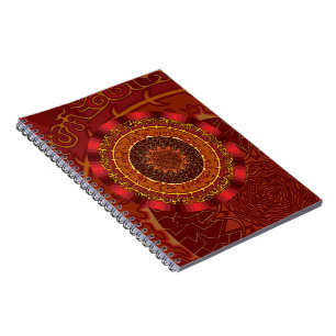 Carnet Fire Mandala