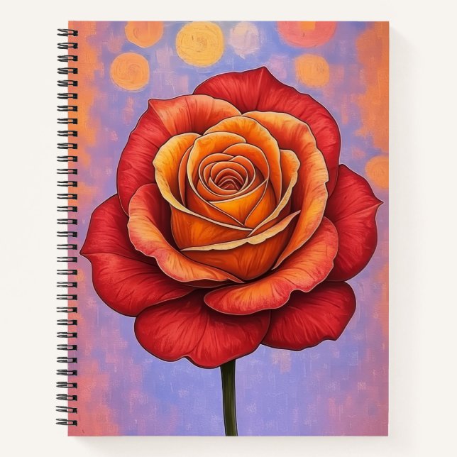 Carnet Fireheart Dreamy Rose Stationary Notebook (Devant)