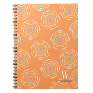Carnet Fireworks japonais orange