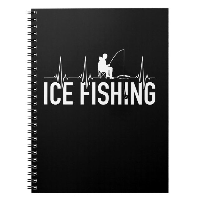 Carnet Fisher Ice Fishing Hearbeat (Devant)