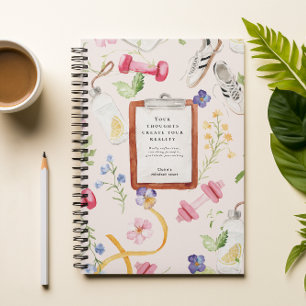Carnet Fitness florale Réinitialisation de l'état d'esp