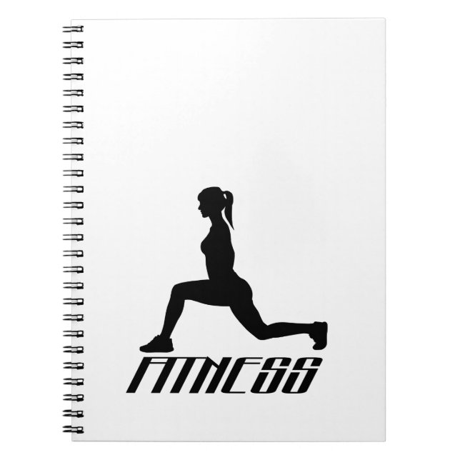 Carnet Fitness girl (Devant)
