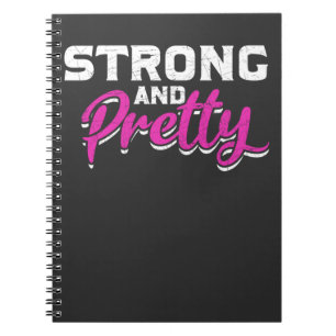 Carnet Fitness Girl Weightlifting Female Gym entraînemen