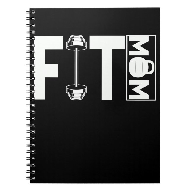 Carnet Fitness Mama Gym Weightlifting Maman (Devant)
