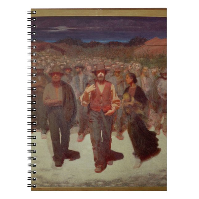 Carnet Fiumana (la marée humaine) 1895-96 (huile sur la (Devant)