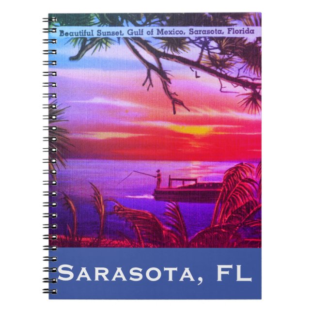 Carnet FL Beach Sunset - Gulf of Mexico (Devant)