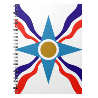Carnet Flag d'Assyrian - Ata d'Ator Spiral Notebook