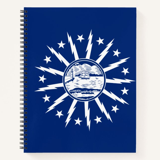 Carnet Flag of Buffalo, New York Notebook (Devant)