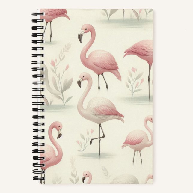 Carnet Flamant Élégant (Recto)