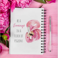 Flamant rose Aquarelle Exotique Rose Moderne Avec 