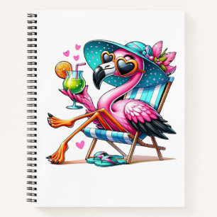 Carnet Flamant rose cool