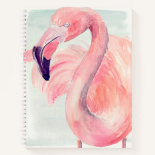 Carnet Flamant rose Pastel