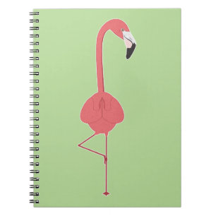 CARNET FLAMANT ROSE YOGA
