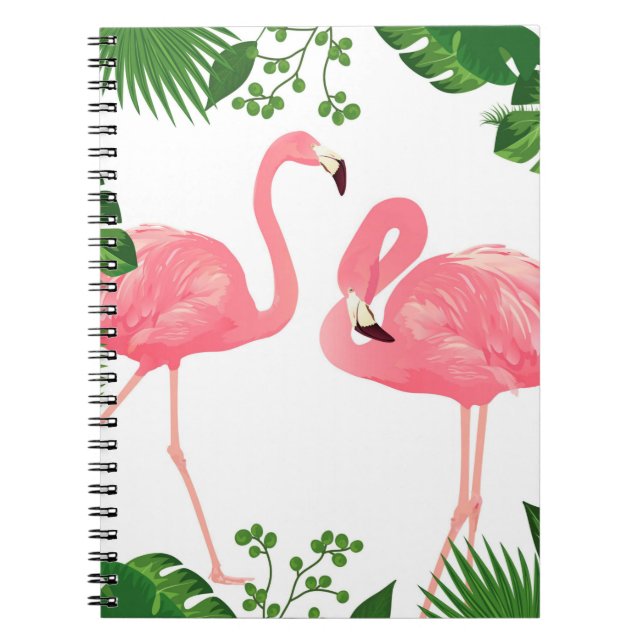 Carnet Flamants roses (Devant)