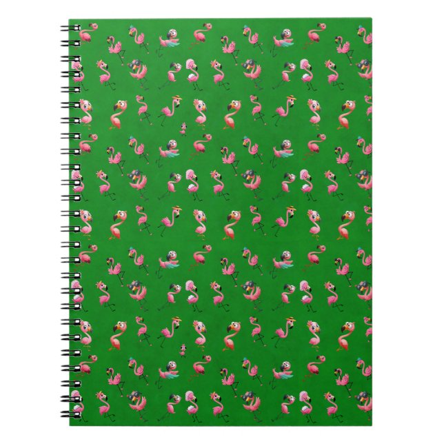 Carnet Flamants roses (Devant)