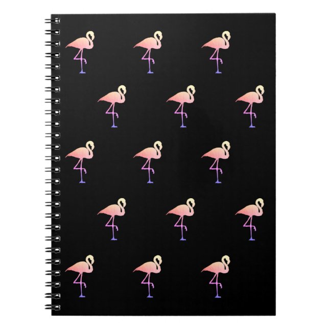 Carnet Flamants roses roses (Devant)