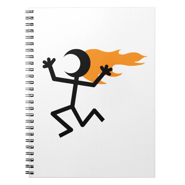 Carnet Flaming head (Devant)
