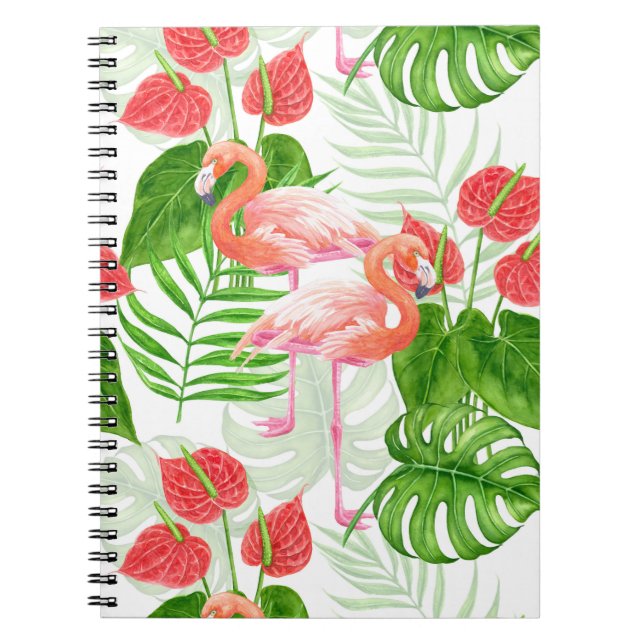 Carnet Flamingo garden (Devant)