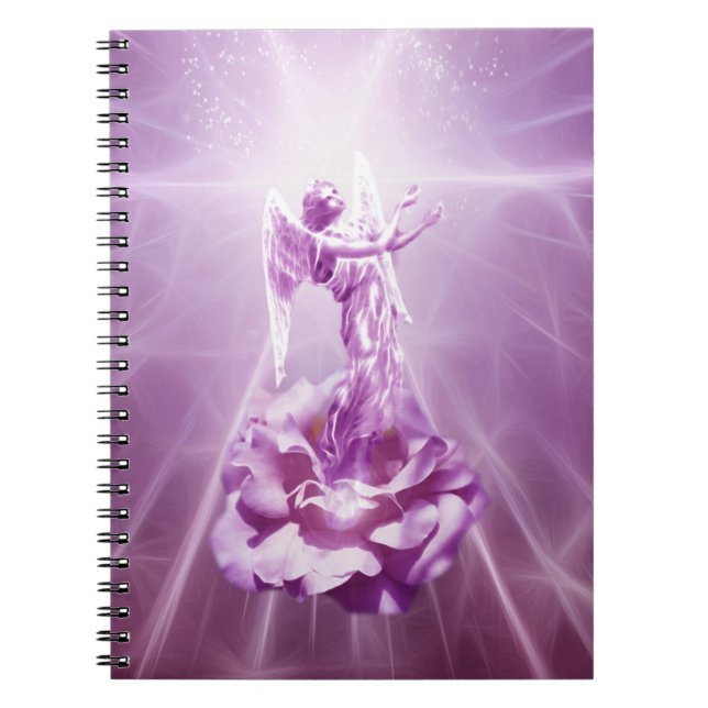 Carnet Flamme d'amour rose rose (Devant)