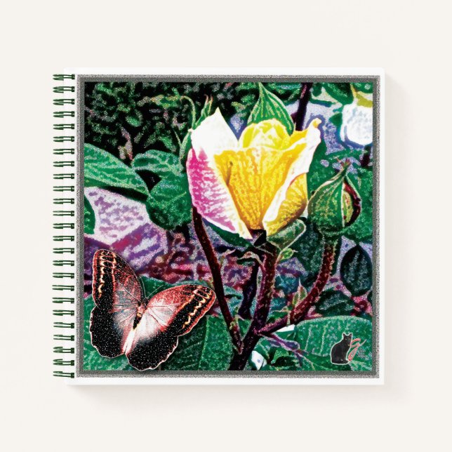 Carnet Flamme Dorée  (Devant)