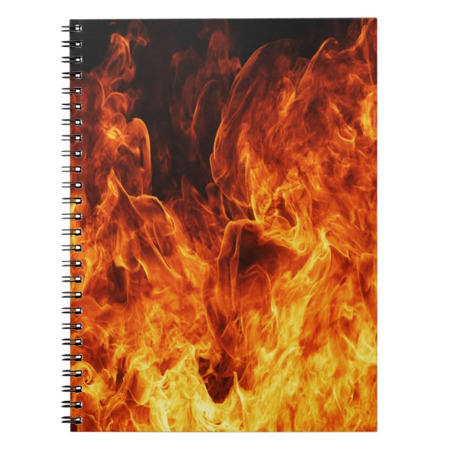 Carnet Flamme orange (Devant)