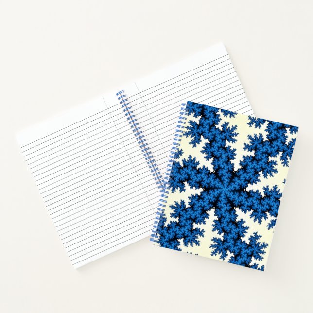 Carnet Fléau de neige bleu Chine (Intérieur)