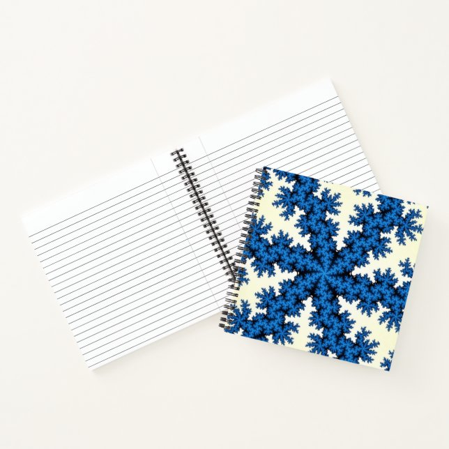 Carnet Fléau de neige bleu Chine (Intérieur)