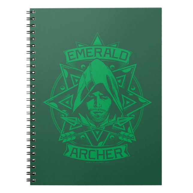 Carnet Flèche | Emerald Archer Graphic (Devant)