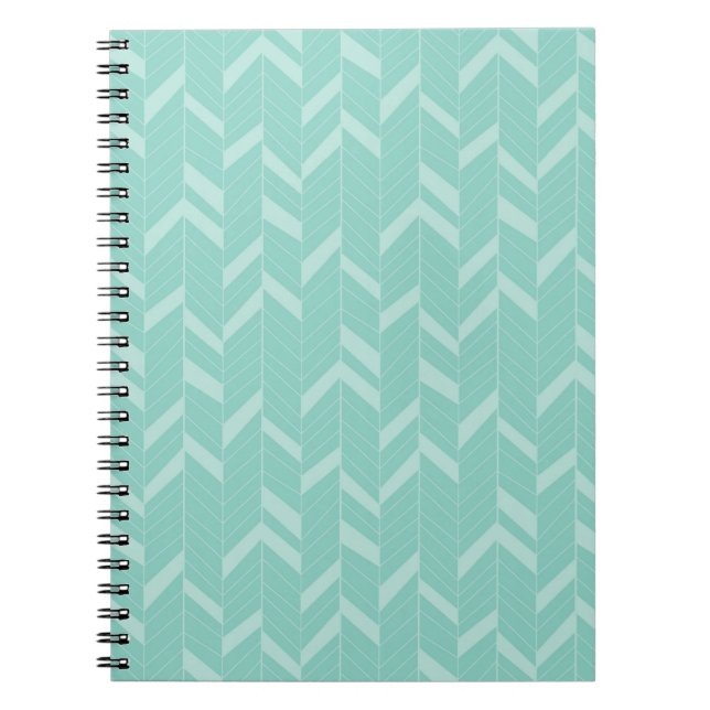 Carnet Flèches Chic Mint Aqua (Devant)