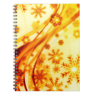 Carnet Flèches de Noël dorées