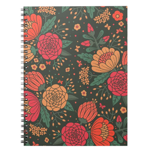 Carnet fleur (Devant)