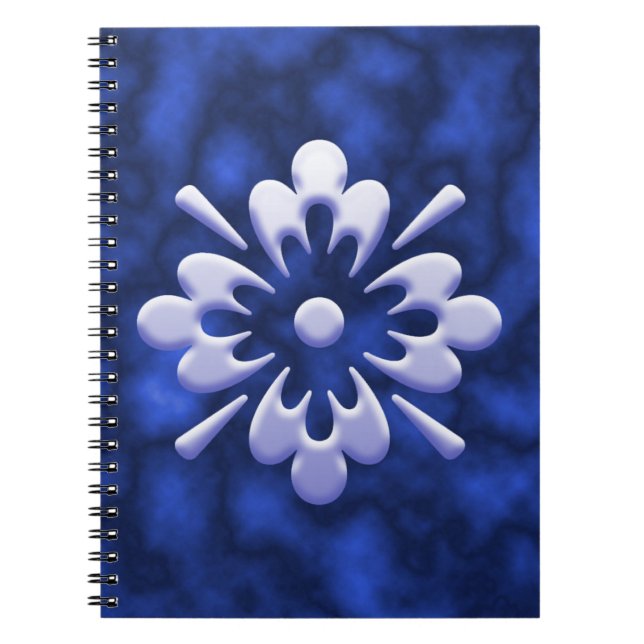 Carnet Fleur Abstraite (Devant)