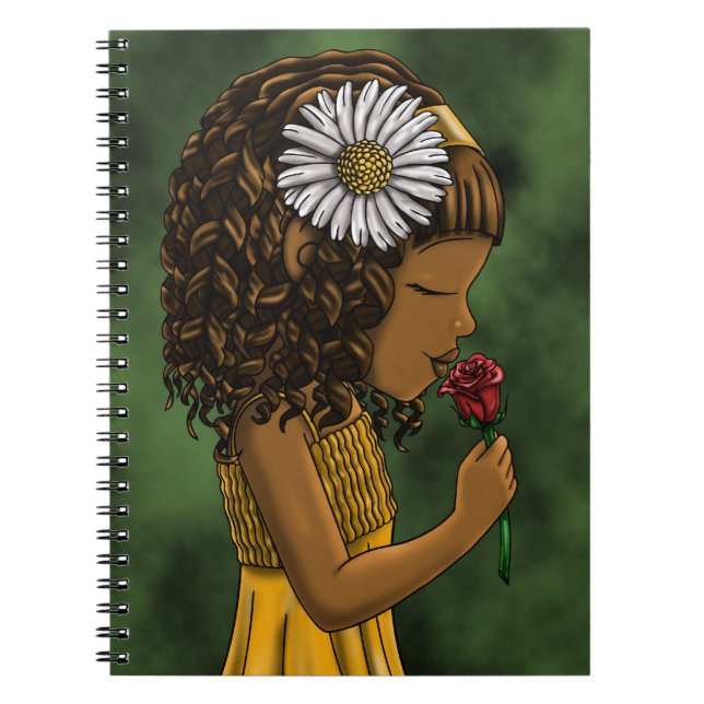 Carnet Fleur Africaine Américaine (Devant)
