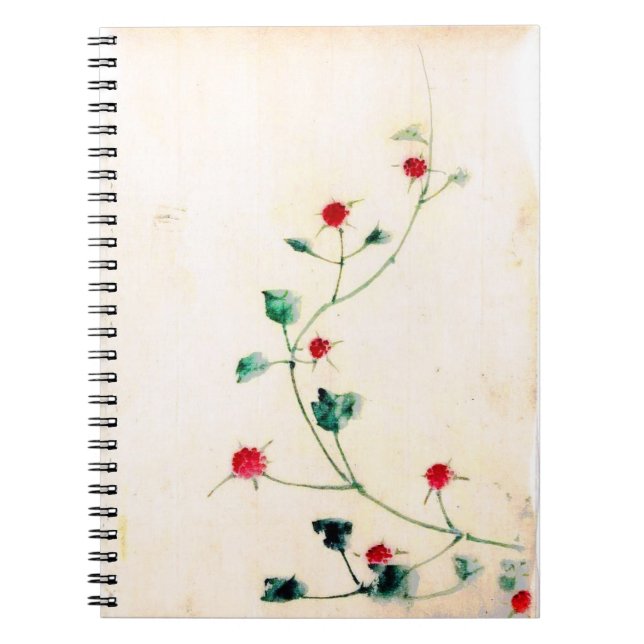 Carnet Fleur asiatique (Devant)
