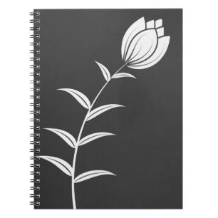 Carnet Fleur blanche