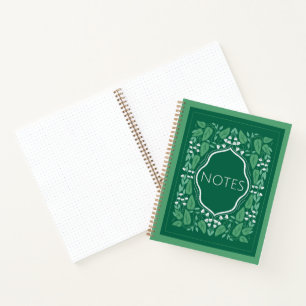 Carnet Fleur blanche