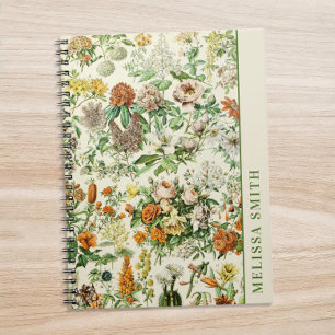 Carnet Fleur botanique élégante