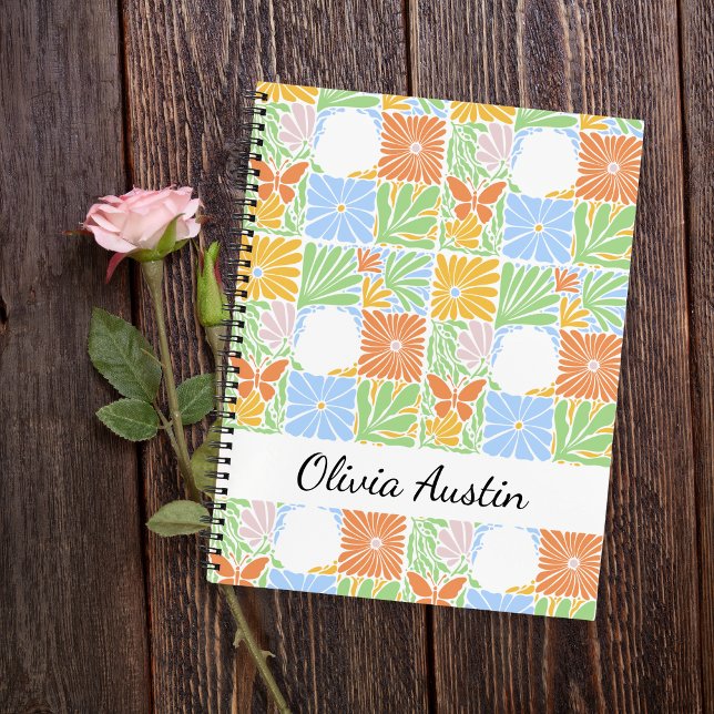 Carnet Fleur botanique personnalisée Fleur botanique pers (Créateur téléchargé)