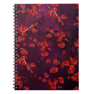 Carnet Fleur cerise 3