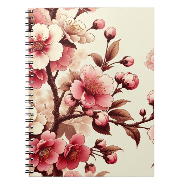Carnet Fleur de Cerisier (Devant)