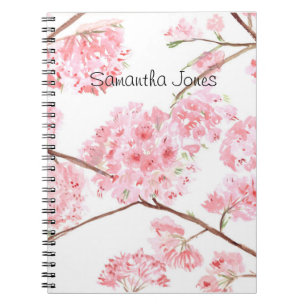 Carnet Fleur de cerisier Nature Sakura Floral Japonais