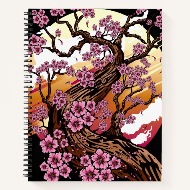 Carnet Fleur de cerisier sauvage (Devant)
