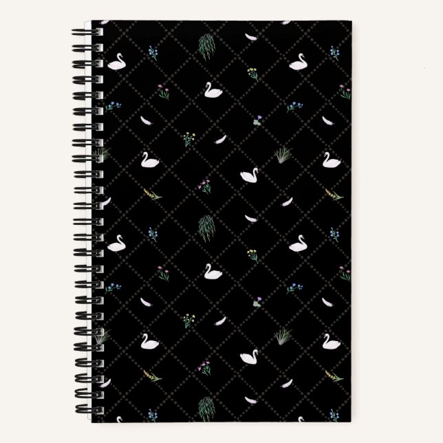 Carnet Fleur de cygne noir (Recto)