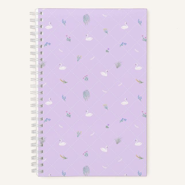 Carnet Fleur de cygne pourpre (Recto)