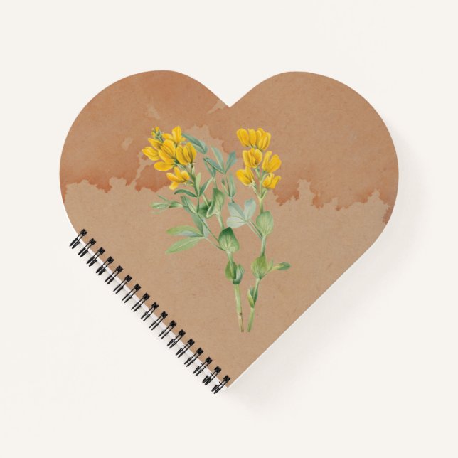 Carnet Fleur de Goldenpea (Devant)