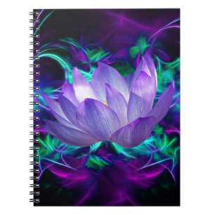 Carnet Fleur de lotus pourpre et sa signification