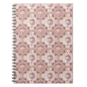 Carnet Fleur de lotus spirituelle - Motif de mandala flor