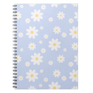 Carnet Fleur de marguerite blanche classique